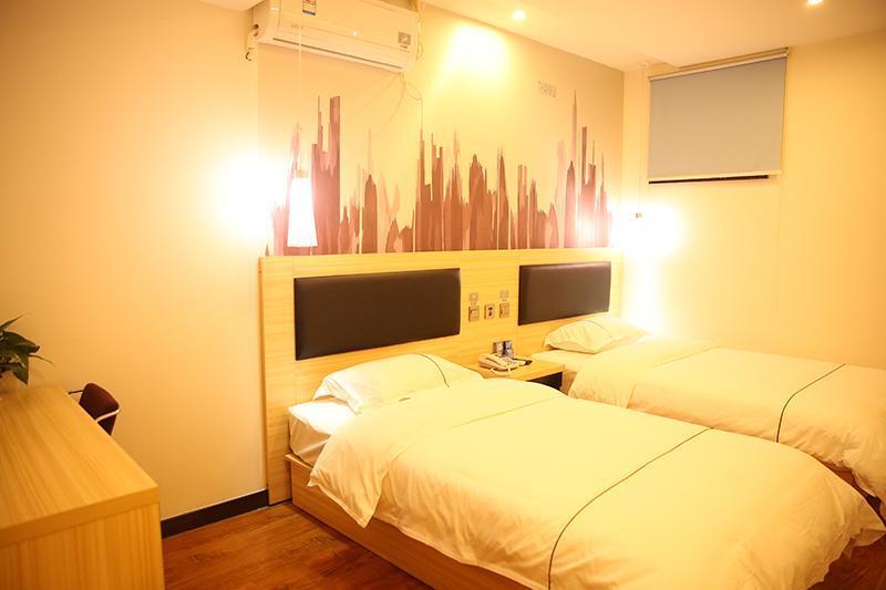 Thank Inn Chain Hotel Shandong Weifang Qingzhou Railway Station Gaoliu Bagian luar foto
