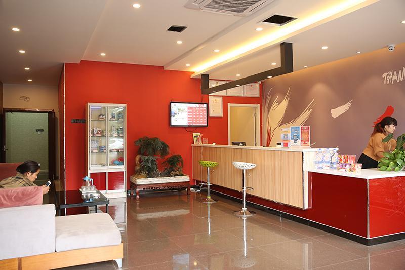 Thank Inn Chain Hotel Shandong Weifang Qingzhou Railway Station Gaoliu Bagian luar foto